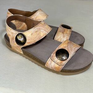 Taos Women's Luckie Sandal Amber Multi Size 9-9.5 EU-40 New